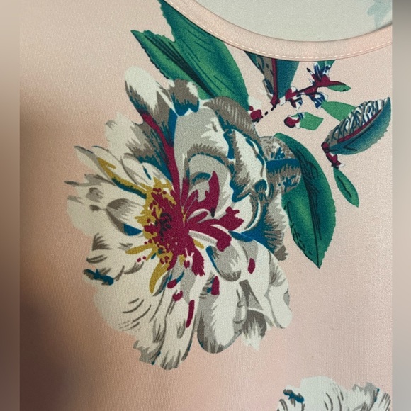 Women’s Floral Midi Dress with Ruffe Sleeve - size XL - Picture 3 of 7